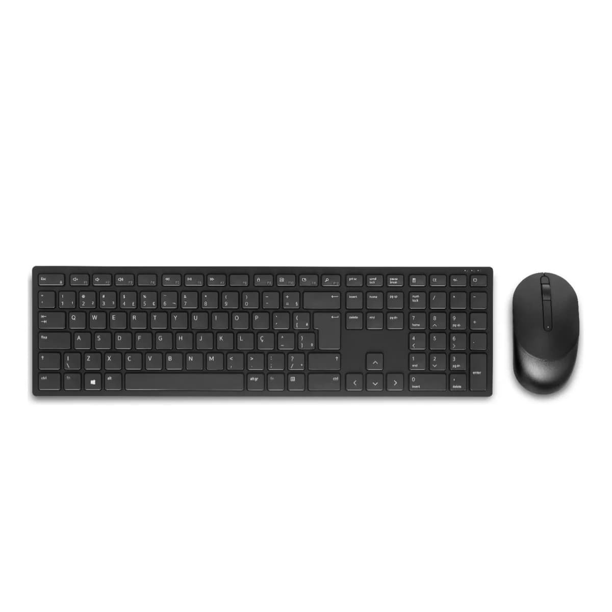 Kit Mouse e Teclado DELL PRO KM5221W, Sem Fio, 2.4GHz USB, Preto