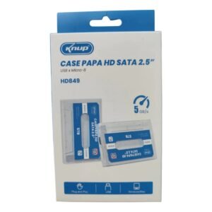 Case HD 2.5 Knup KP-HD849, USB 3.0, SATA, Transparente