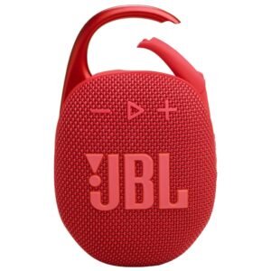 Caixa de Som Bluetooth JBL Clip 5 Vermelha Portátil Potente Original