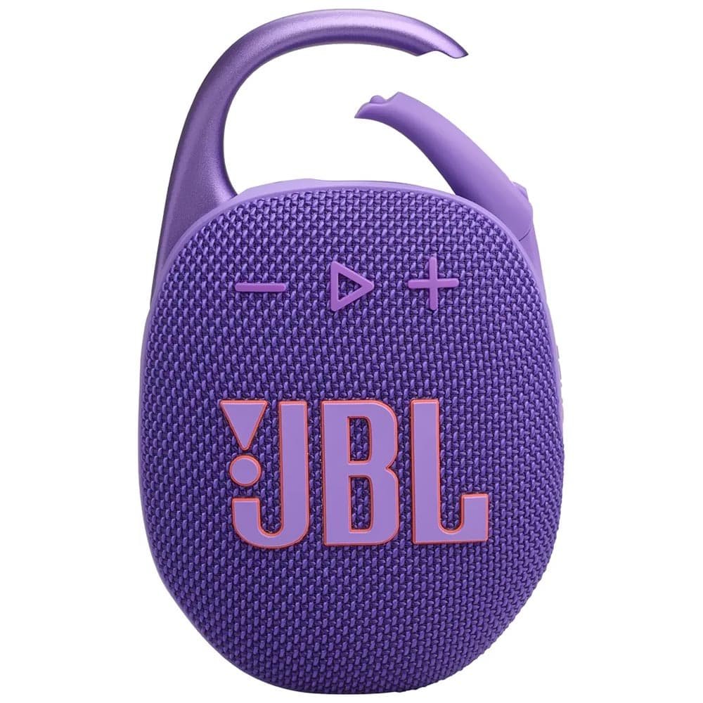 Caixa de Som Bluetooth JBL Clip 5 Roxa Portátil Potente Original