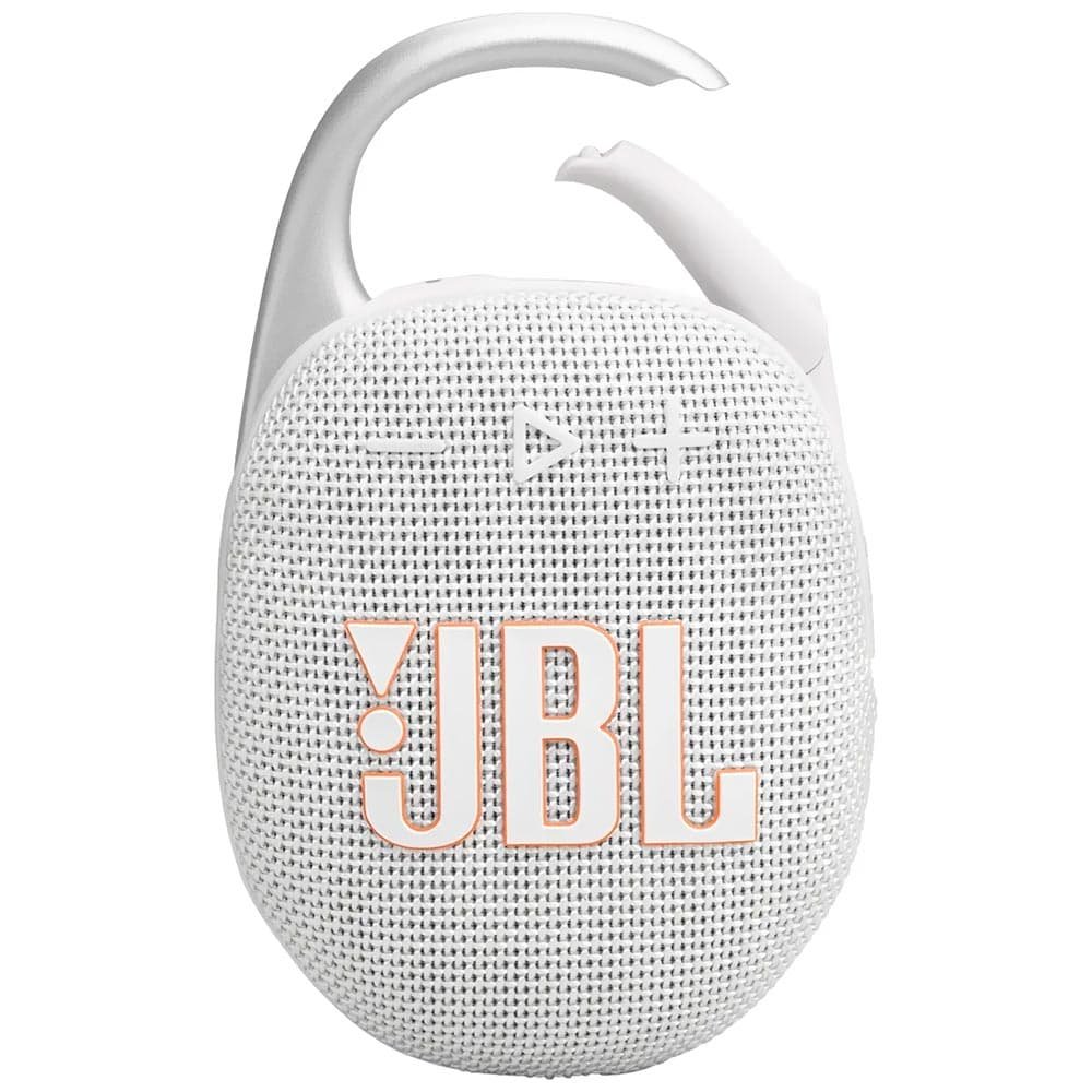 Caixa de Som Bluetooth JBL Clip 5 Branca Portátil Potente Original