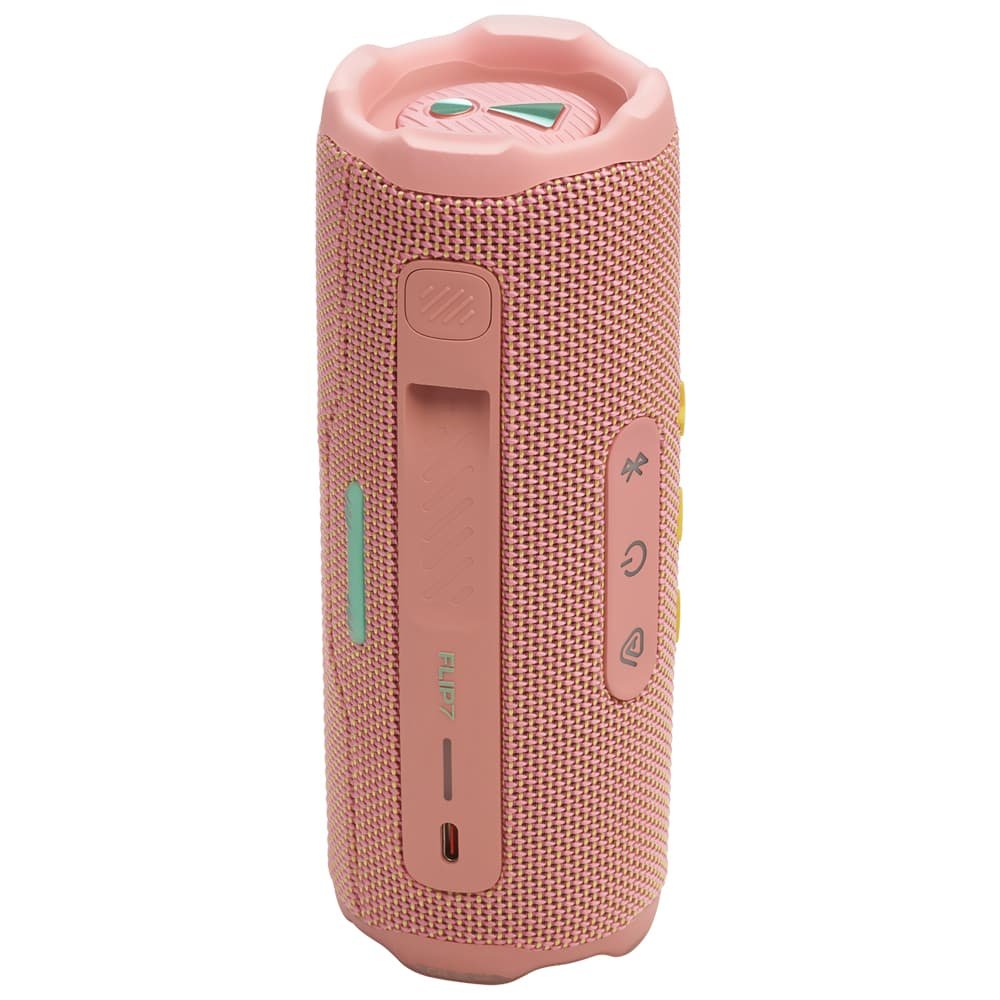 Caixa de Som Bluetooth JBL Flip 7 Rosa Portátil Potente Original - Imagem 2