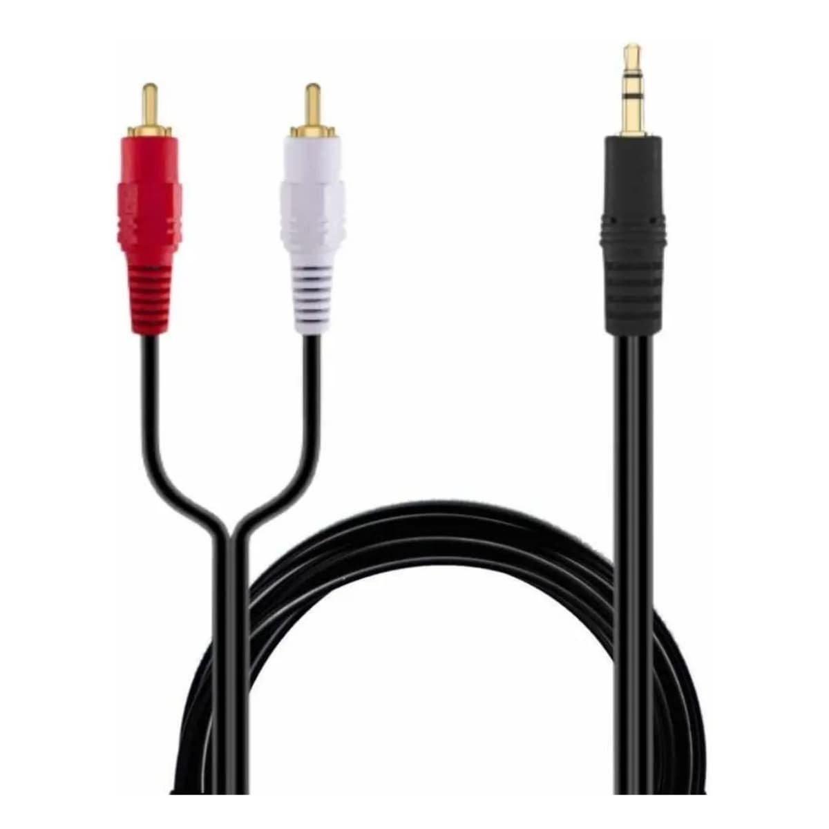 Cabo de Áudio Auxiliar P2 Para 2 Rca Macho 1,5 Metros Som - B-max BM8353 - Imagem 4