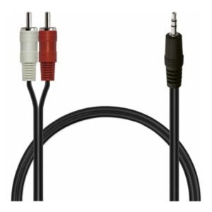 Cabo de Áudio Auxiliar P2 Para 2 Rca Macho 1,5 Metros Som - B-max BM8353